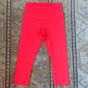 Z by Zella Pink Cropped Yoga Leggings
